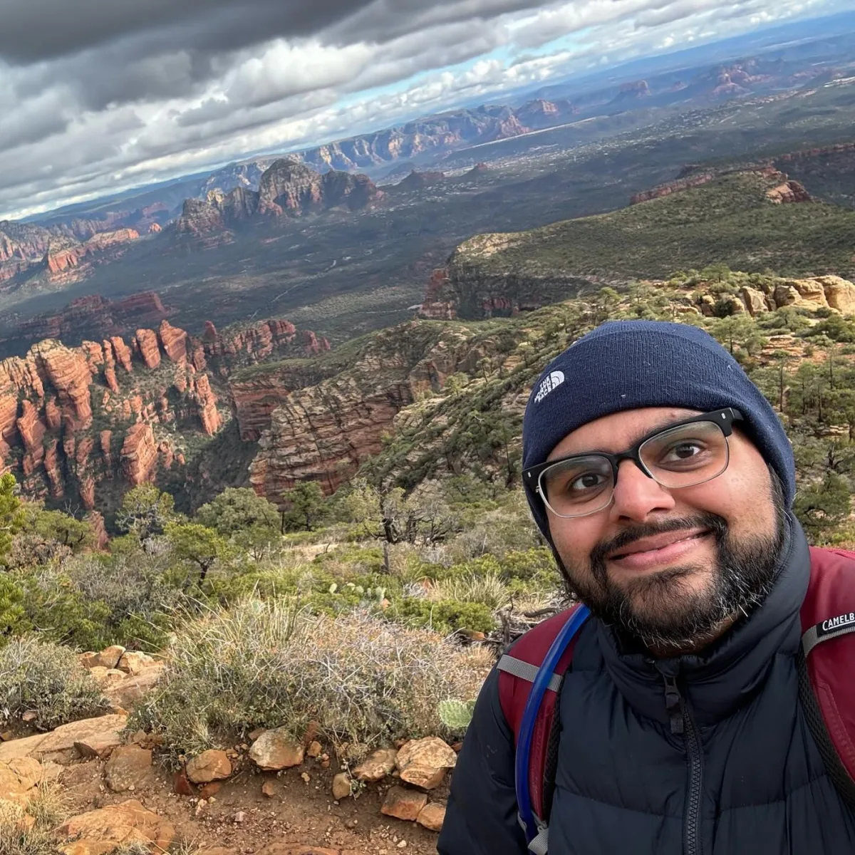 On Bear Mountain in Sedona.