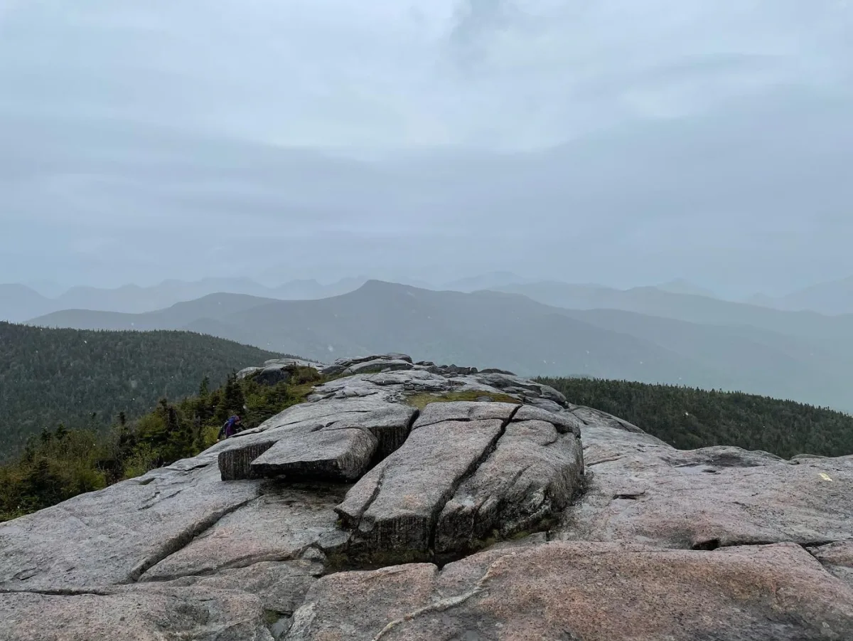 The view across the Adirondacks.