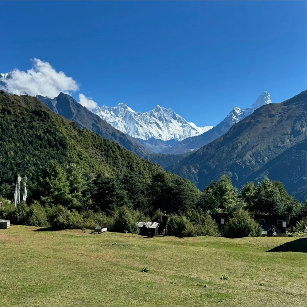 The mountains above Namche Bazaar.