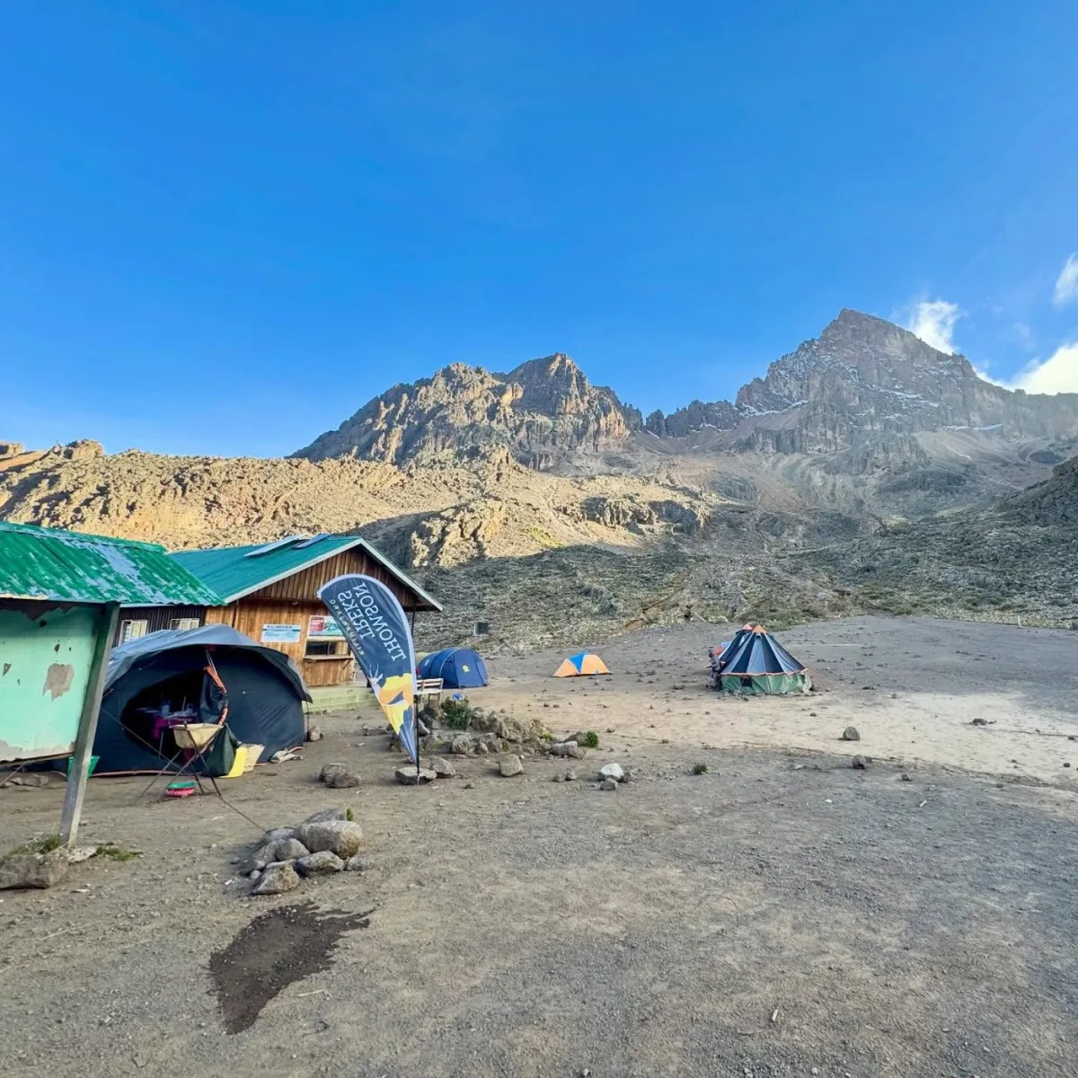 Mawenzi Tarn camp.
